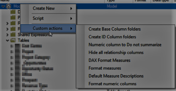 Custom Actions from Best Practice Analyzer recommendations