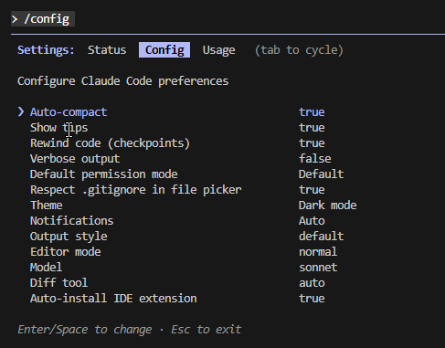 Claude Code Autocompact Config