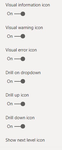 Visual Header options