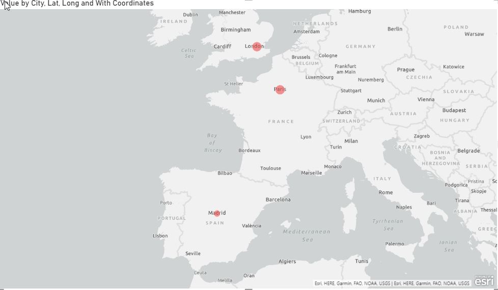 ESRI with Coordinates