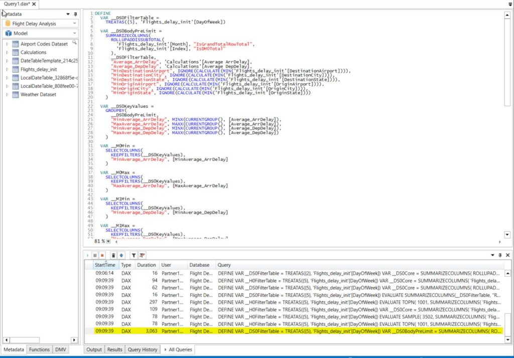 Connecting to a Premium Dataset with Dax Studio